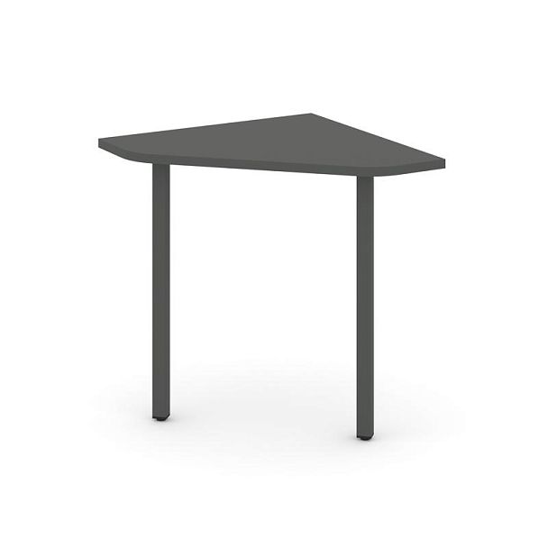 Стайл Проджект Угловой элемент стола SN-4.USP-011 Антрацит/Металл Антрацит 700*700*750 - Вид 1