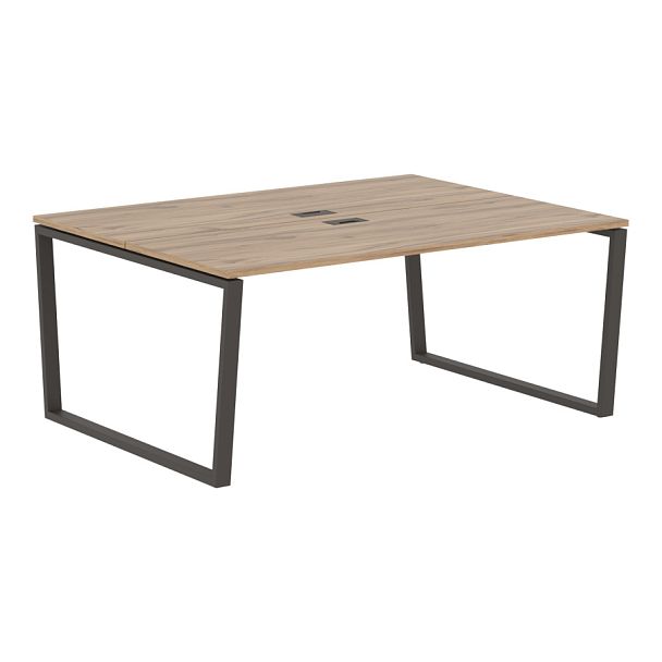 Стол 2-х местный EVWST 1713 Дуб Денвер светлый/Мокко 1760х1346х750 EDIS - Вид 1