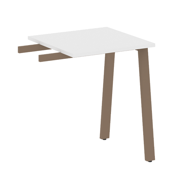 Metal System Приставной элемент на А-образном м/к БА.ПР-1 Белый/Мокко металл 600*600*750 - Вид 1