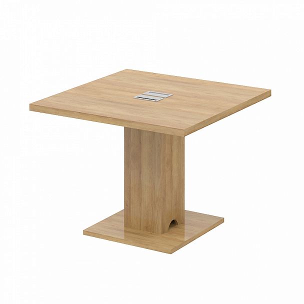 Стол переговорный "Столы для переговоров" ПК-КНГ-СТГ100Х100-В1-926 дуб скальный - Вид 1