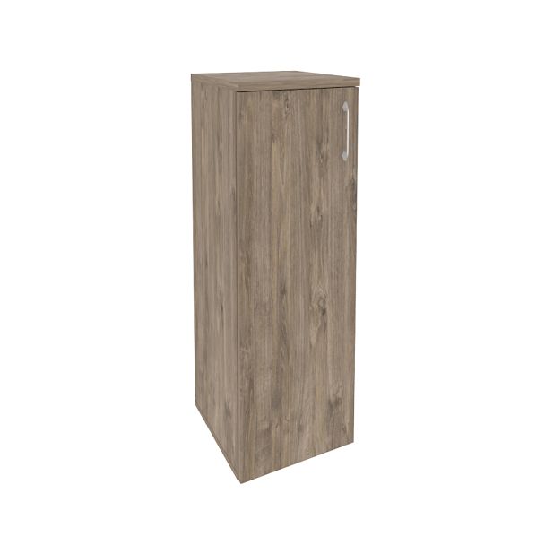 Onix Шкаф средний узкий левый O.SU-2.3 (L) Тиквуд темный 400*420*1207 - Вид 1