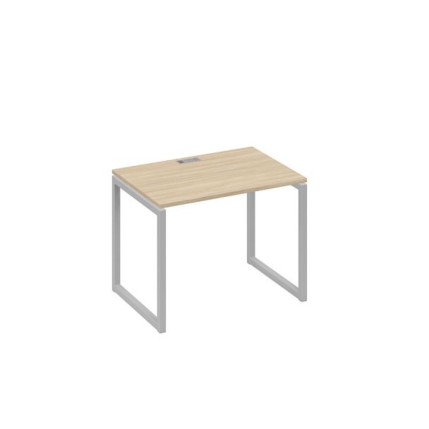 Стол письменный на металлокаркасе QUATTRO A4 А4 Б4 012 БП дуб скандинавский / металлокаркас серый - Вид 1