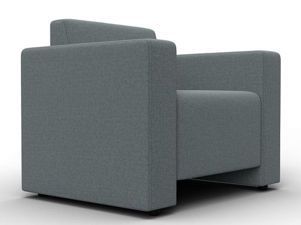 Кресло Лига-093 Рогожка серый - Вид 3