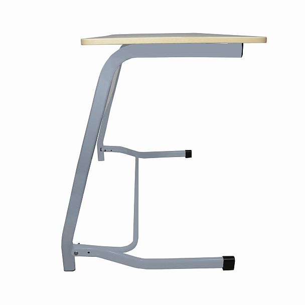 Стол-парта 2-местный нерегулируемый "Олимп", 1200х500х760 мм, рост 6, серый каркас, ЛДСП клён - Вид 4