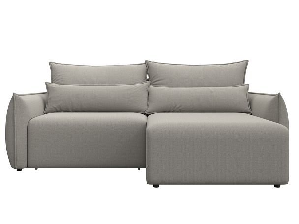 Диван угловой Лига-051 НПБ угол универсальный Рогожка бежевый - Вид 2