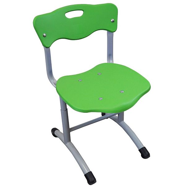 Школьный стул Stand up (каркас гнутые ножки, пластик ITAL), зеленый, гр.2-5 - Вид 1