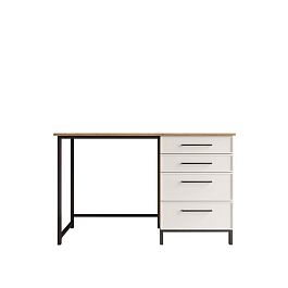 Стол рабочий Nicole c одной тумбой NR23 - Фото предпросмотра