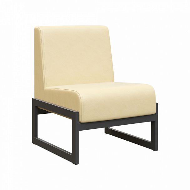 Диван одноместный "MODULE" MD.D1 Черный+бежевый - Вид 1