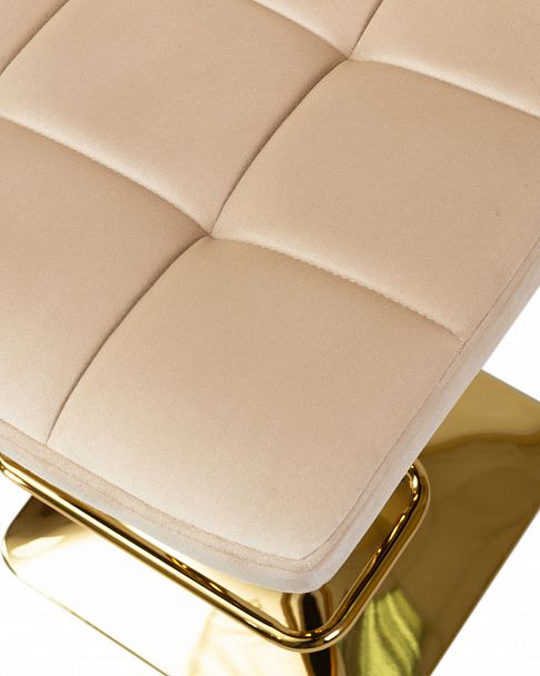 Стул барный DOBRIN GOLDIE (бежевый велюр (MJ9-10)) - Вид 8