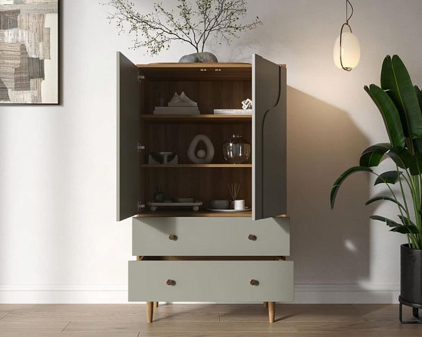 Комод с двумя дверками и двумя ящиками Arka AR14-F2 - Вид 3