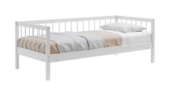 Кровать деревянная Мечта 6, 800*1900, березовый шпон, цвет белый - Вид 1