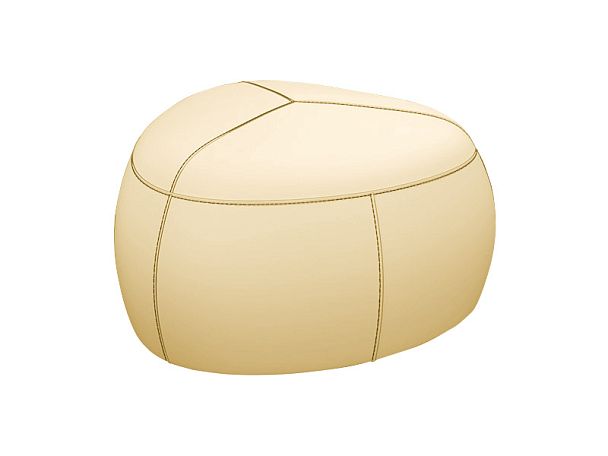 Пуф СТОУН СТ-95 85х85х45h Oregon 12 (кожзам) бежевый "Пуфы и банкетки"  ТК-002920003514 бежевый - Вид 1