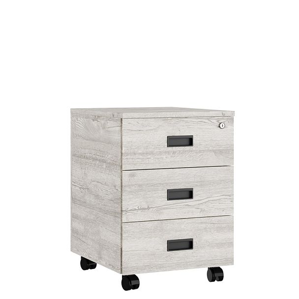 Тумба подкатная с 3 ящиками Liverpool 43x50x60 дуб нордик - Вид 1