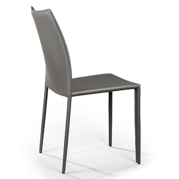 Стул Rolf, кожа тауп - Вид 3