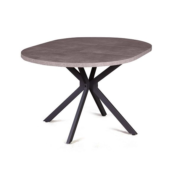 Стол круглый Vegas раздвижной (100+40) камень темный - Вид 12