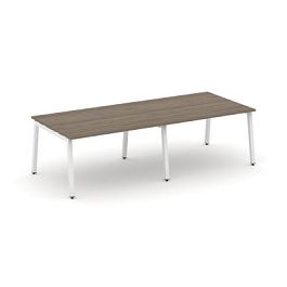 Стайл Проджект Стол переговорный SN-5A.SPRG-043.3 Вяз Благородный/Металл Белый 2760*1180*750 - Фото предпросмотра