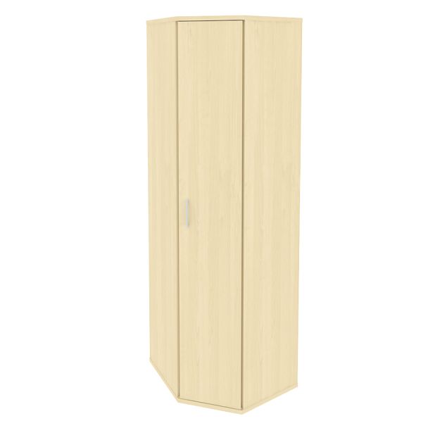 Riva Стеллаж уголовой с дверью А.СТ-1.10 Клён 600*600*1980 - Вид 1
