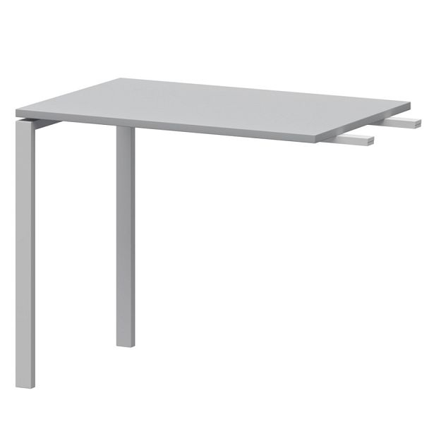 Бриф-приставка на металлокаркасе АМ-090.60 Серый/Белый 900x600x760 Арго-М - Вид 1