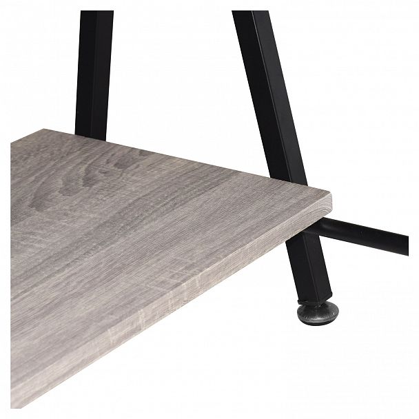 Стол на металлокаркасе BRABIX "LOFT CD-004", 1200х535х1110 мм, 3 полки, цвет дуб антик, 641219 - Вид 9