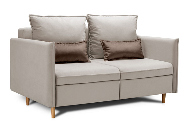 Диван-кровать «Оливер» 1790 бежевый - Вид 1