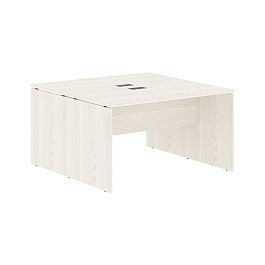 Стол двойной ED2ST 1367 Ясень Траун/Мокко 1360х1346х750 EDIS - Фото предпросмотра