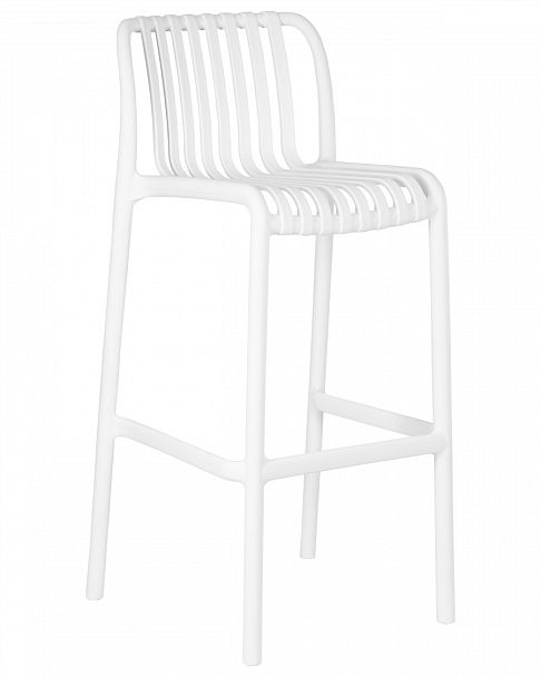 Стул барный DOBRIN CHLOE BAR (белый (W-02)) - Вид 1
