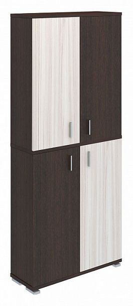 Шкаф книжный Домино ПУ-30-3 Венге/Карамель - Вид 1