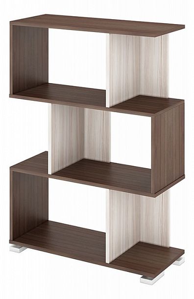 Стеллаж Домино СЛ-5-3 Карамель/Шамони - Вид 1