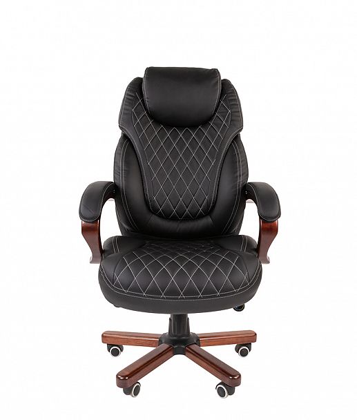 Кресло CHAIRMAN 406, экокожа, черный - Вид 2