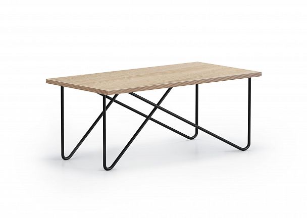 Стол журнальный "Триада-22" черный/дуб сонома - Вид 1