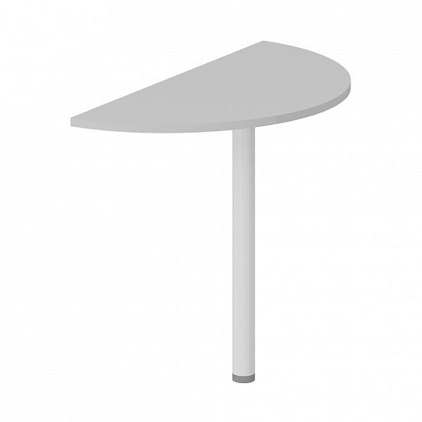 Брифинг приставка, столешница 18 мм "Логистика" ПК-ЛОГ-ПР80Х40-В1-19 серый - Вид 1