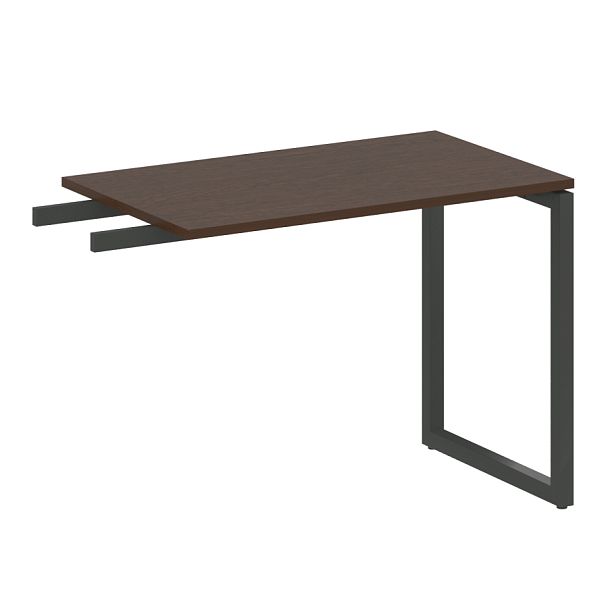 Metal System Quattro Приставной элемент на О-образном м/к 40БО.ПР-3 Венге/Антрацит металл 1000*600*750 - Вид 1