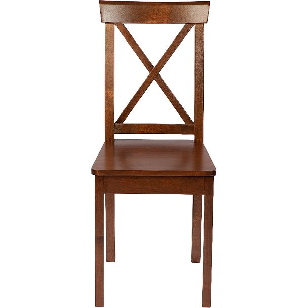 Стул деревянный с жестким сиденьем Бергольф Темный орех - Вид 2
