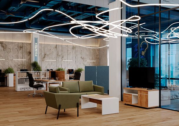 Стол трапеция правый Tess 140x80x75 дуб крафт золотой - Вид 22