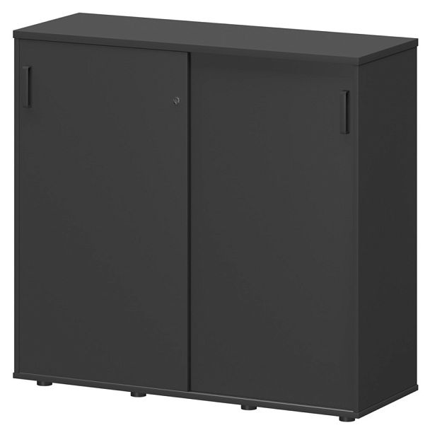 Тумба-купе СМТ-12.11К Графит 1236x444x1150 Смарт - Вид 1