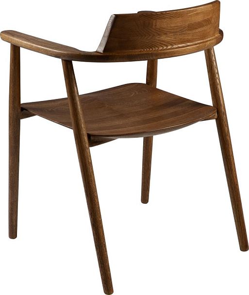 Кресло деревянное из массива дуба Сэн Дуб темный - Вид 6