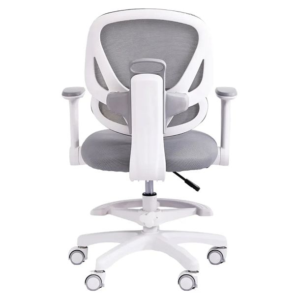 Кресло детское с подставкой для ног BRABIX KIDS "MG-220", сетка/ткань TW, серое, 533315 - Вид 5