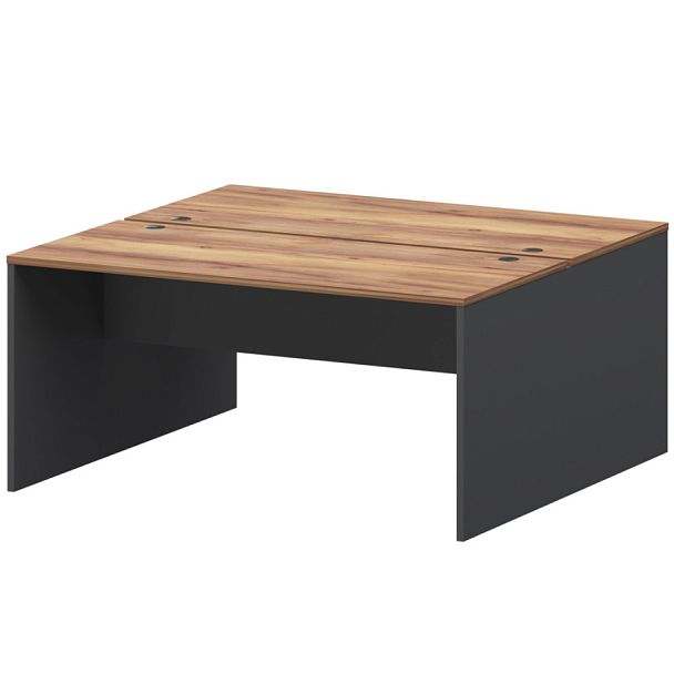 Бенч двойной СМСР25-2.16.73 Графит/Таксония 1600x1496x750 Смарт - Вид 1