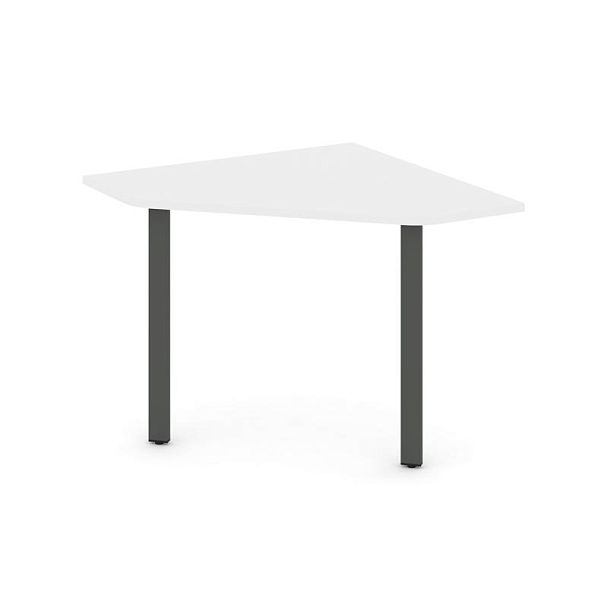 Стайл Проджект Угловой элемент перег. стола SN-6.UPRG-001 Белый/Металл Антрацит 1180*1180*750 - Вид 1