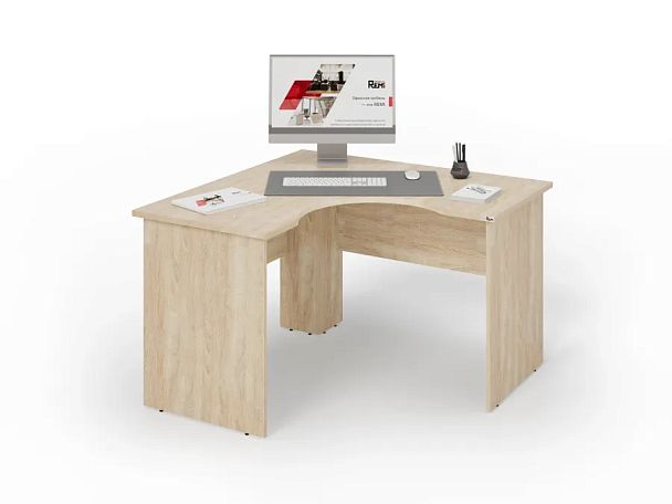 UNITY РСТ12-12 ДУБ СОНОМА Офисный стол угловой Универсальный 1200х1200х750 - Вид 1
