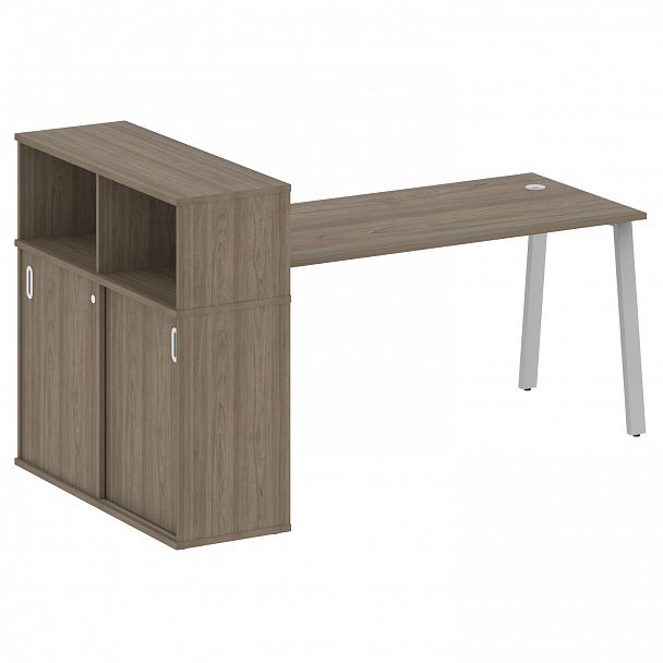 Рабочая станция "Metal System" БА.РС-СШК-3.4 вяз/серый - Вид 1