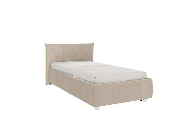 Кровать с основанием Бест 90х200 см ZO.KM0.9-02.2170 капучино (велюр) - Вид 2