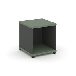 Concept Стеллаж 1 узкая секция, 1 ниша CN.STU-110 Кобо/Антрацит/Металл Антрацит 420*420*450 - Фото предпросмотра