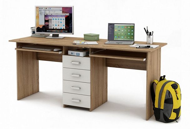 Стол компьютерный Лайт-11К - Вид 1