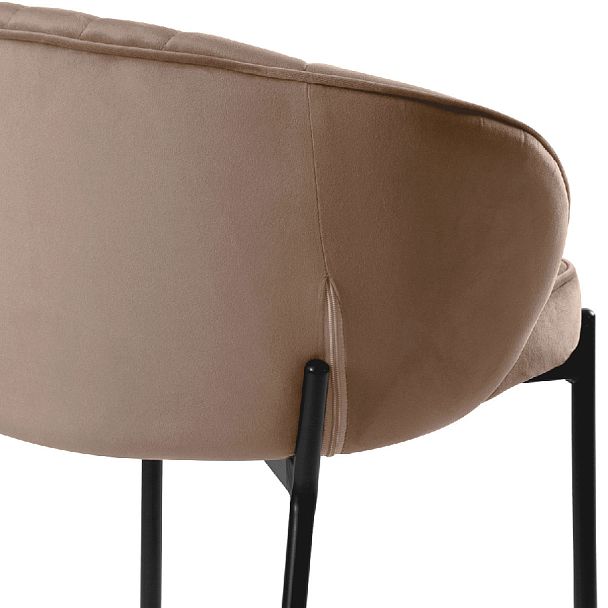 Полубарный стул Миэль латте/черный - Вид 8