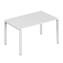 Стол письменный на металлоопорах Trend Metal 140x72x75 белый - Фото предпросмотра
