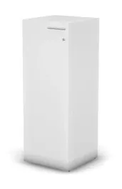 RAC051 ACCORD Шкаф узкий закрытый левый с замком 451х448х1198 Белый премиум - Фото предпросмотра