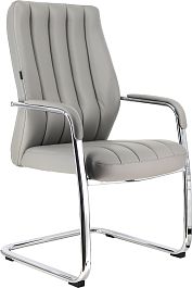 Премиум кресло Everprof Tokyo (Токио) CF Экокожа Серый - Фото предпросмотра