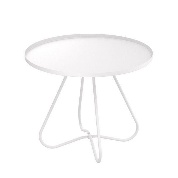 Столик кофейный Sheffilton SHT-CT3-2 белый муар - Вид 1