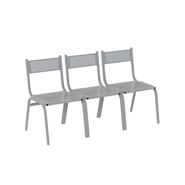 Стул перфорированный на 4-х ногах - Вид 2